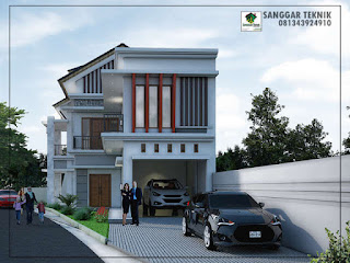 RUMAH MINIMALIS MODERN 3 LANTAI 