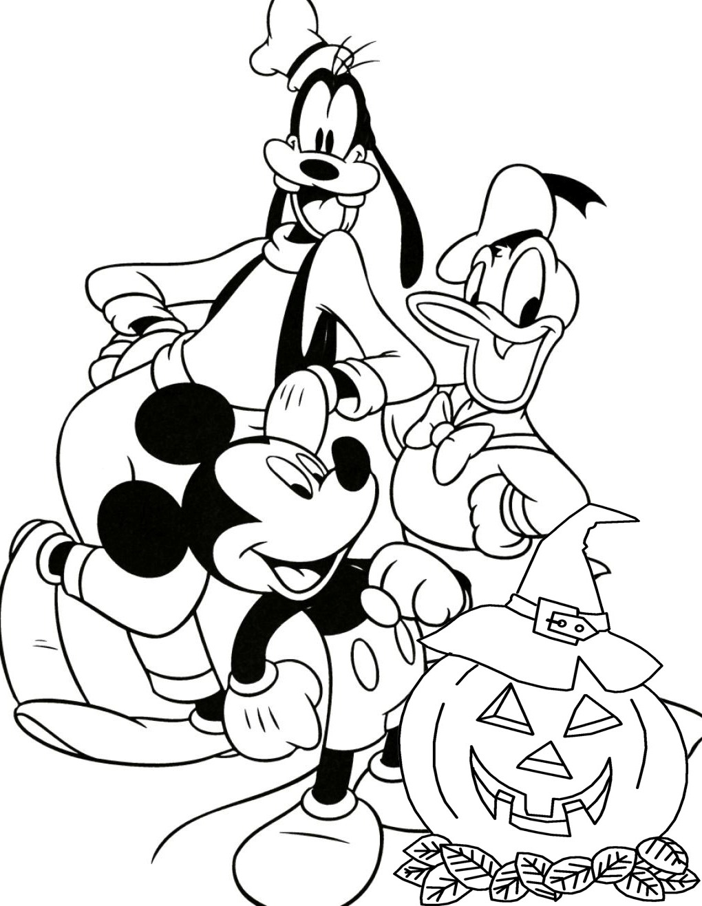 halloween black and white colouring in pages %