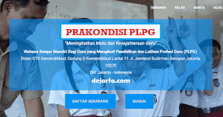 Cara Daftar Prakondisi PLPG (Sertifikasi Guru 2017) dejarfa.com