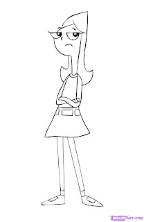 Candace para colorear