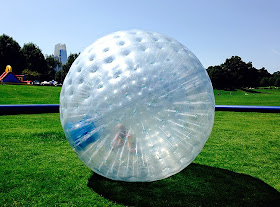 Human Hamster Ball, Atlanta Ice Cream Festival, Piedmont Park