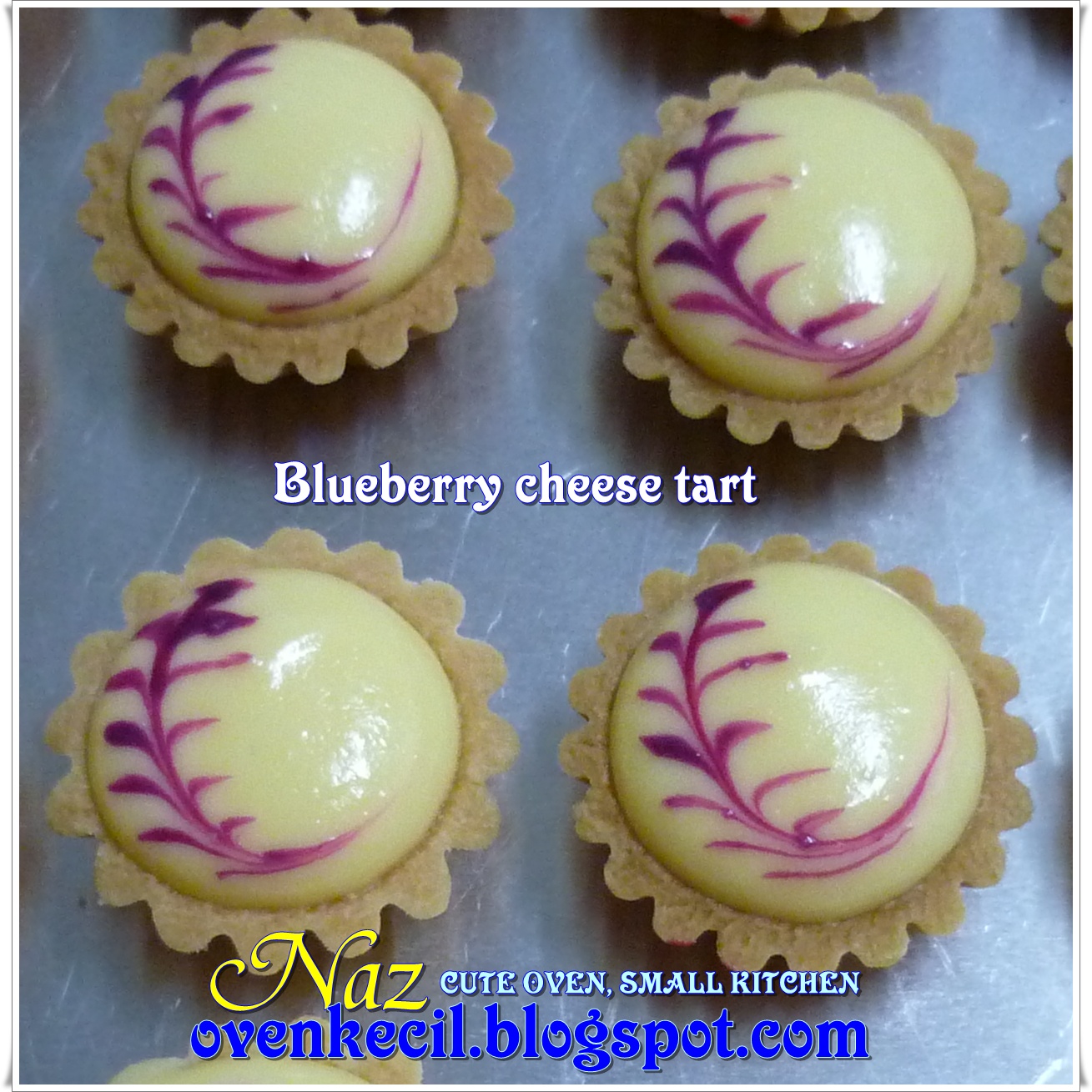 Resepi Cheese Tart Blueberry Sukatan Cawan - Surasmi O