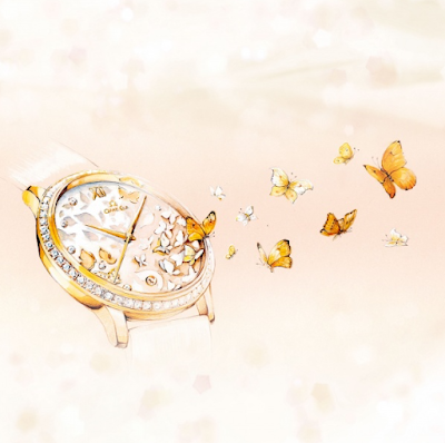 OMEGA De Ville Butterfly replica watch