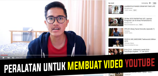 11 Peralatan Penting Untuk Membuat Video YouTube