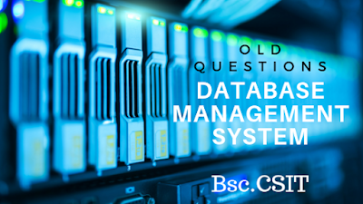 DBMS old questions