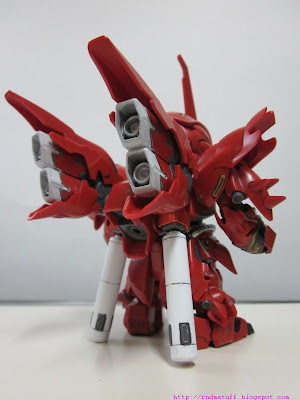 the SD Sinanju will look great even without the clear stickers