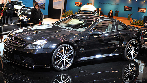 Mercedes Benz and AMG Black Series edition of the new SL65 AMG model is