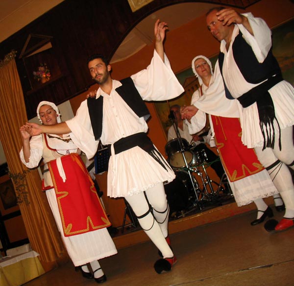 greek troupe dancing