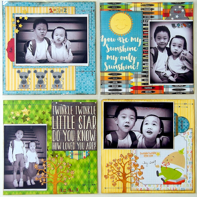 Dream Big Misc me Pages by Irene Tan using BoBunny Toy Box Collection