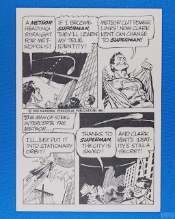 1974 Warner Bros. National Periodical Cards - Wonder Bread - Clark Kent