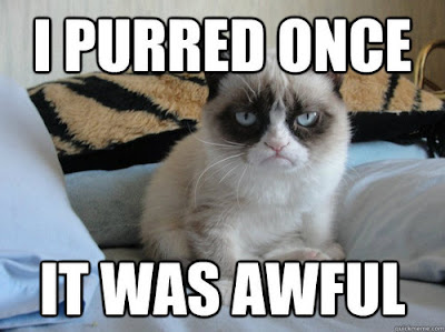 I purred once, it was awful