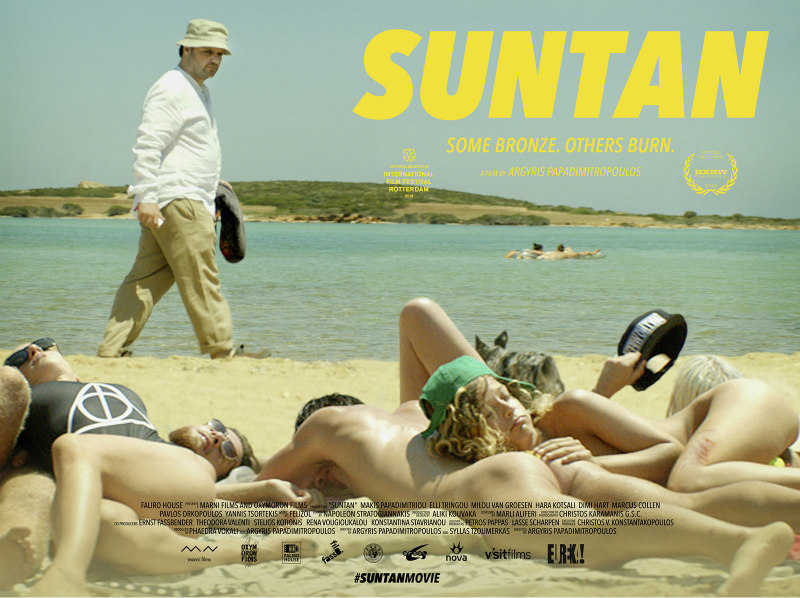 suntan greek movie poster