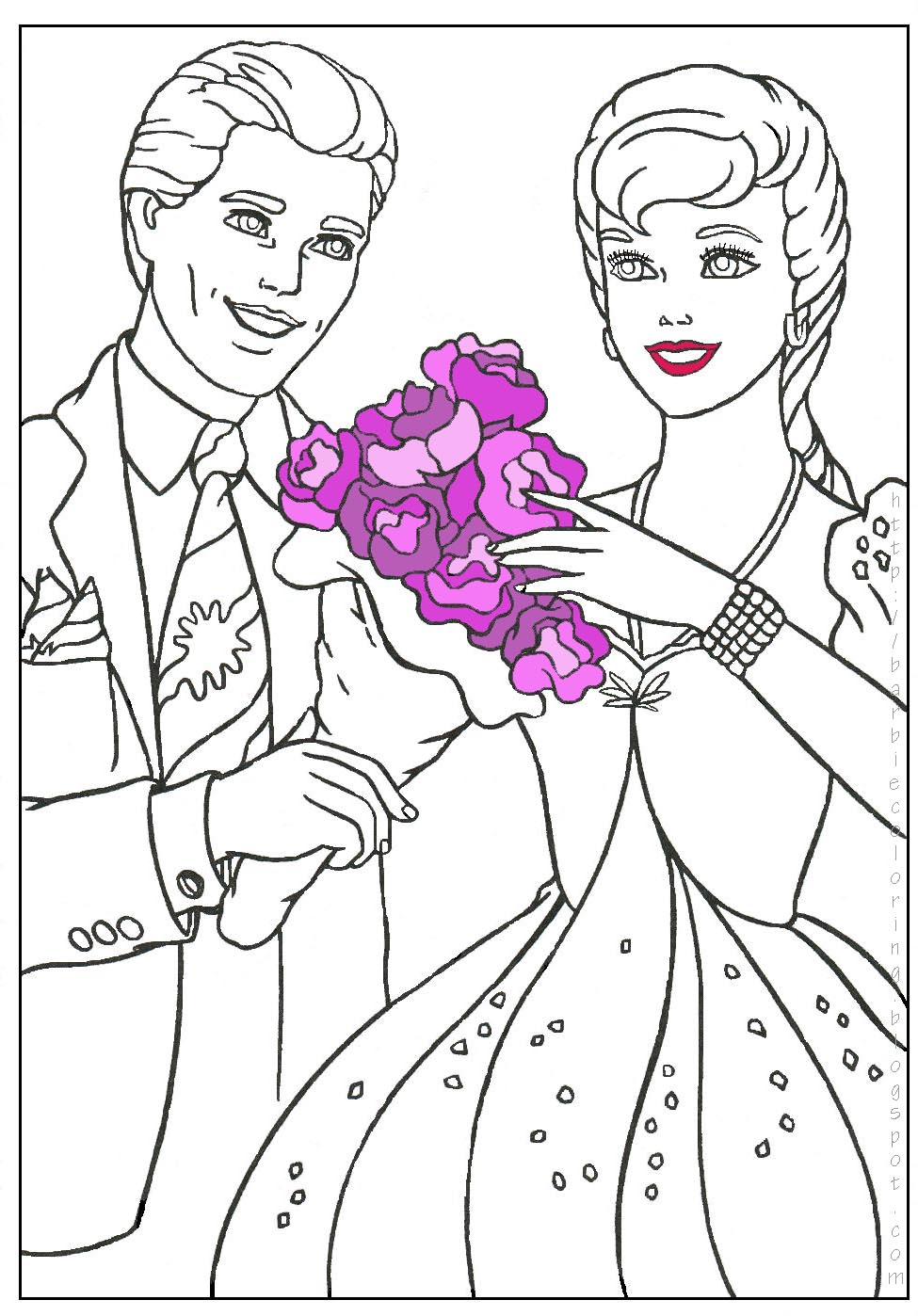 Download BARBIE COLORING PAGES: BARBI COLORING PAGES