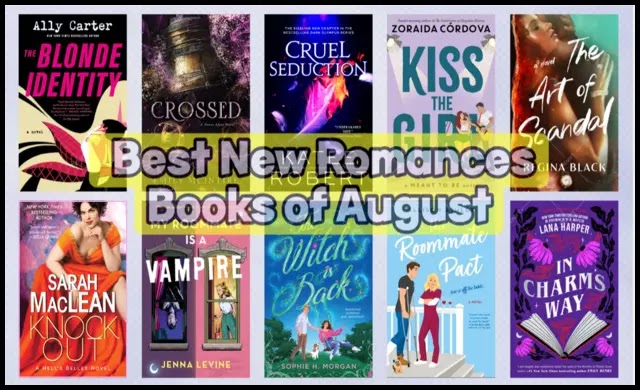 The 10 Best New Romances Books of August by MGara Coin