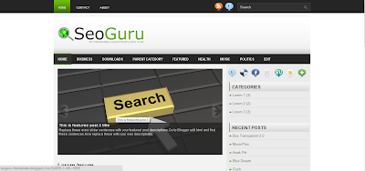 SeoGuru, Template Blog SEO