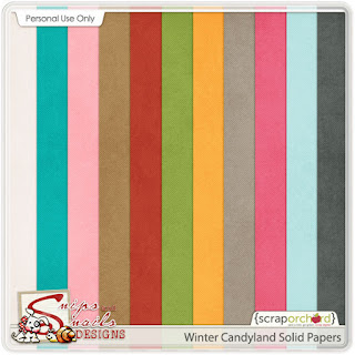 Winter Candyland Newsletter Freebie by Snips and Snails Designs