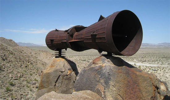 Megafone gigante Deserto Mojave - Img