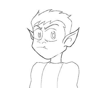 #10 Beast Boy Coloring Page