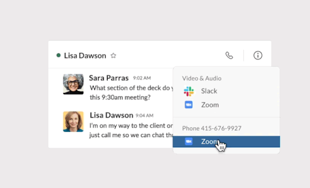 يُطلق Slack تكامل المكالمات مع Microsoft Teams و Zoom