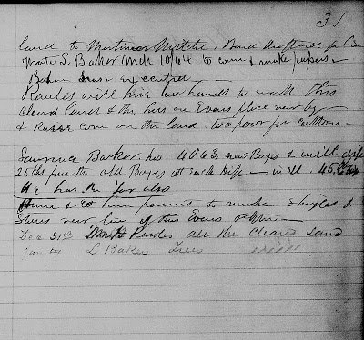 Amanuensis Monday: Mortimer Mitchell Mentioned In Freedmen's Bureau Land and Property Records--How Did I Get Here? My Amazing Genealogy Journey