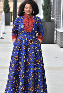 casual Ankara maxi dresses