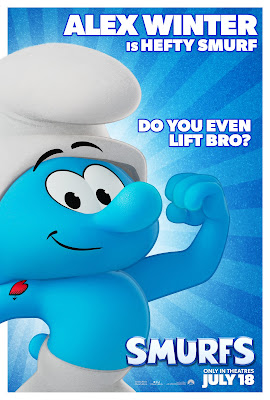 Alex Winter is Hefty Smurf | 'Smurfs' Character Poster
