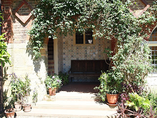 Standen House: garden alcove