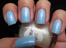 Elevation Polish Alphubel topped with Lynnderella Snow Angel