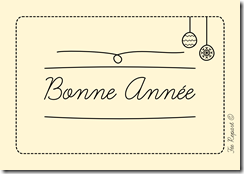 Carte bonne année style doodle à télécharger