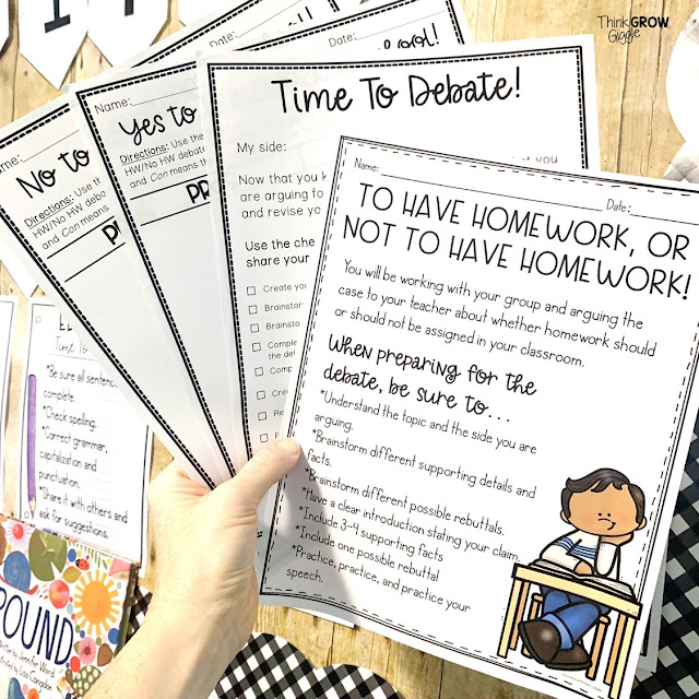 classroom debate activities for kids