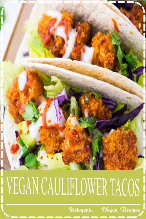If you're looking for vegan tacos, this is the perfect recipe for you! These vegan cauliflower tacos taste like heaven! It makes such a great vegan dinner! Find more vegan recipe ideas at veganheaven.