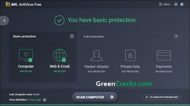 AVG Antivirus Free 2019 License Keys with Full Crack