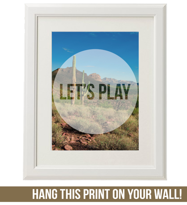 Let's Play Wall Art by Isn't that Sew