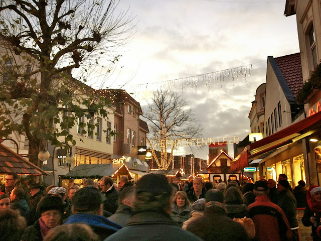 Christmas market 2013 in Leer, Germany.