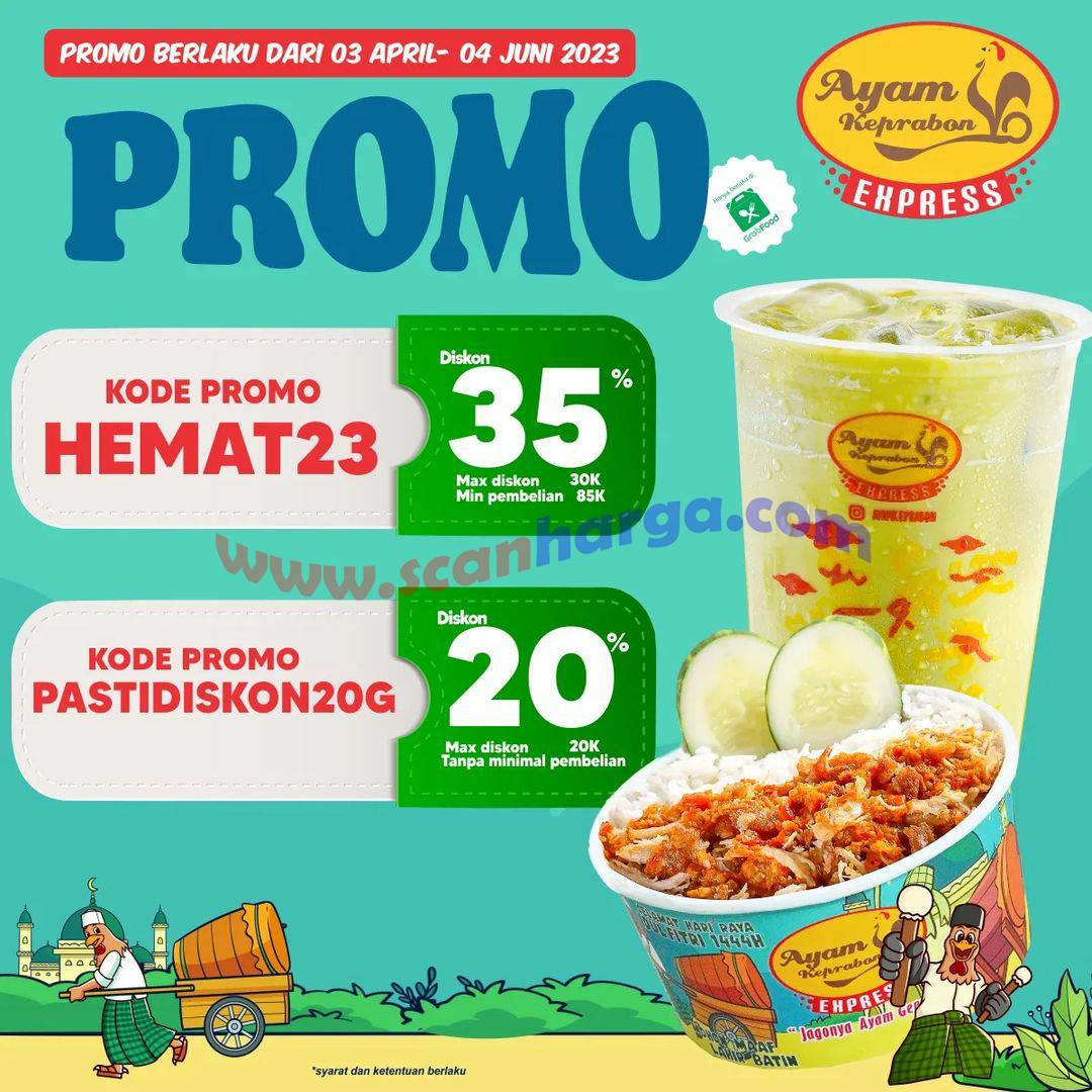 Promo AYAM KEPRABON DISKON 35% VIA GRABFOOD