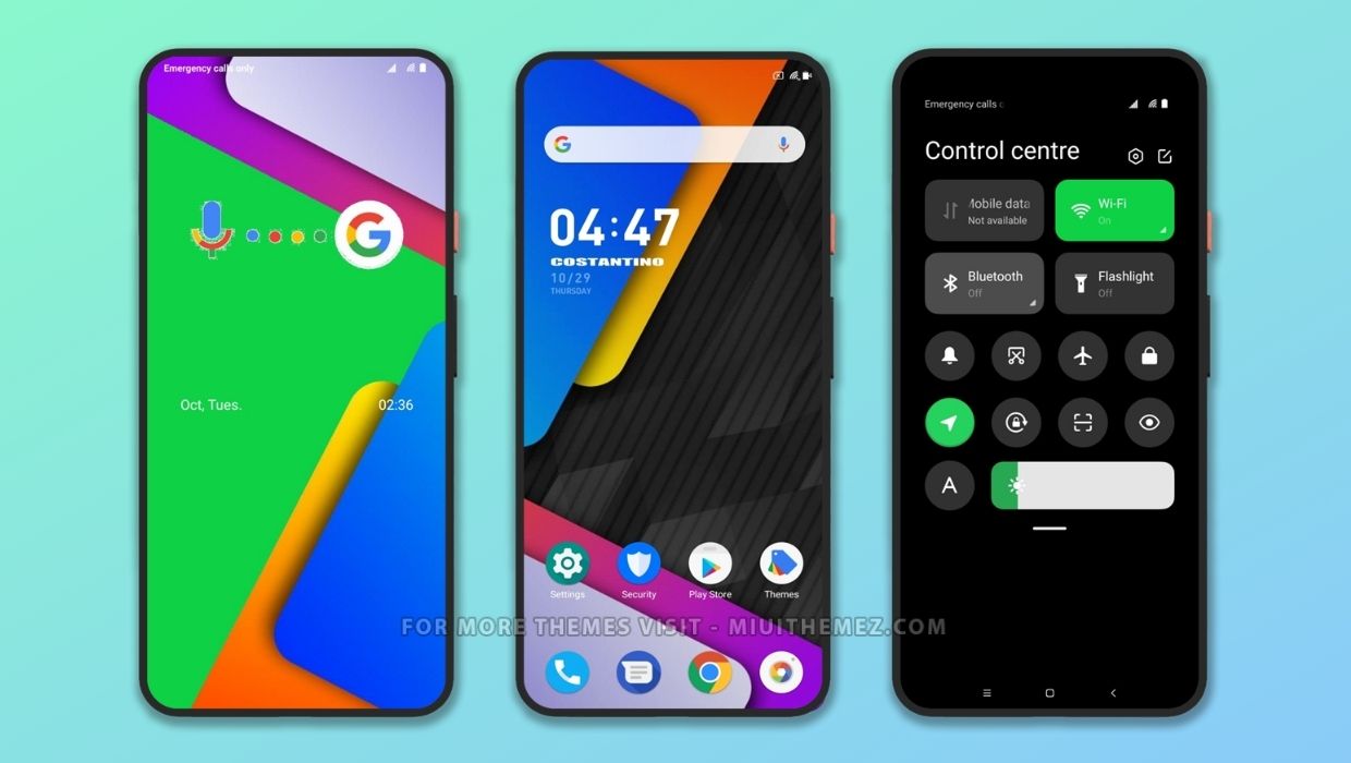 Google mod v12 MIUI Theme