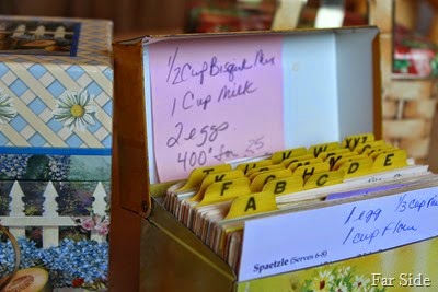 Old recipe box
