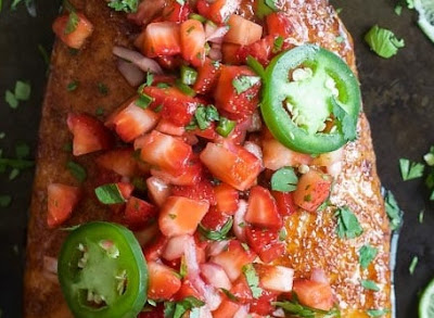 Healthy Recipes | Grilled Salmon with Strawberry Jalapeño Salsa, Healthy Recipes For Two, Healthy Recipes Simple, Healthy Recipes For Teens, Healthy Recipes Protein, Healthy Recipes Vegan, Healthy Recipes For Family, Healthy Recipes Salad, Healthy Recipes Cheap, Healthy Recipes Shrimp, Healthy Recipes Paleo, Healthy Recipes Delicious, Healthy Recipes Gluten Free, Healthy Recipes Keto, Healthy Recipes Soup, Healthy Recipes Beef, Healthy Recipes Fish, Healthy Recipes Quick, Healthy Recipes For College Students, Healthy Recipes Slow Cooker, Healthy Recipes With Calories, Healthy Recipes For Pregnancy, Healthy Recipes For 2, Healthy Recipes Wraps, Healthy Recipes Yummy, Healthy Recipes Super, Healthy Recipes Best, Healthy Recipes For The Week, Healthy Recipes Casserole, Healthy Recipes Salmon, Healthy Recipes Tasty, Healthy Recipes Avocado, Healthy Recipes Quinoa, Healthy Recipes Cauliflower, Healthy Recipes Pork, Healthy Recipes Steak, Healthy Recipes For School, Healthy Recipes Slimming World, Healthy Recipes Fitness, Healthy Recipes Baking, Healthy Recipes Sweet, Healthy Recipes Indian, Healthy Recipes Summer, Healthy Recipes Vegetables, Healthy Recipes Diet, Healthy Recipes No Meat, Healthy Recipes Asian, Healthy Recipes On The Go, Healthy Recipes Fast, Healthy Recipes Ground Turkey, Healthy Recipes Rice, Healthy Recipes Mexican, Healthy Recipes Fruit, Healthy Recipes Tuna, Healthy Recipes Sides, Healthy Recipes Zucchini, Healthy Recipes Broccoli, Healthy Recipes Spinach,  #healthyrecipes #recipes #food #appetizers #dinner #salmon #strawberry #salsa #jalapeno