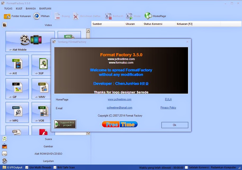 Download FormatFactory 3.5.0 Final Terbaru