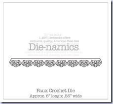 SMFaux Crochet Border Die-namics