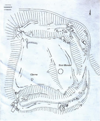 plan du site du château du heidenkopf