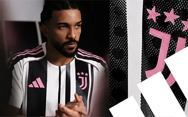 Juventus reveal 2025/26 home kit featuring bold pink details