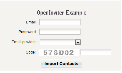 OpenInviter Demo