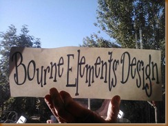 My new B.E.D sign Stencil