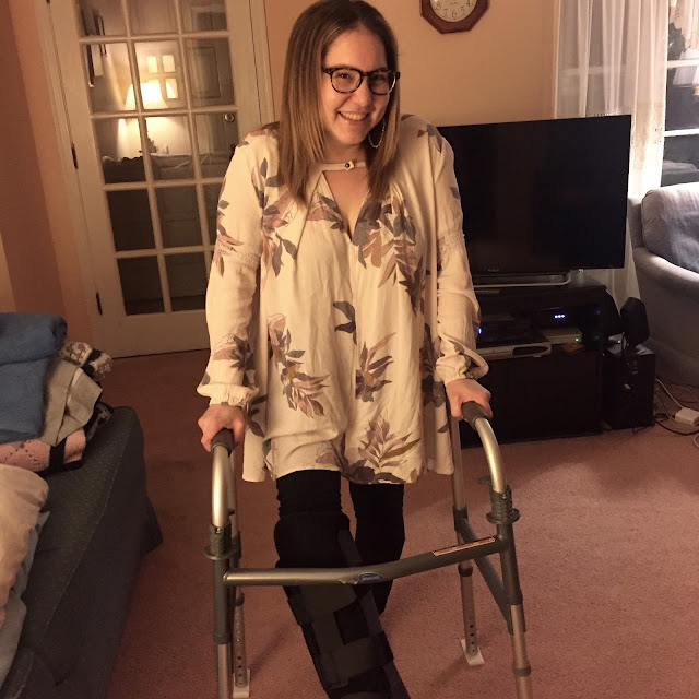 Beautifying the Broken Ankle, my broken ankle journey, breaking your ankle, walker