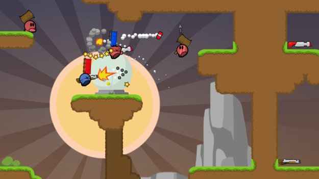 A retro multi player shooter
