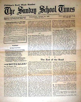 1926 Sunday School Paper