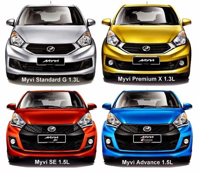 Blue Pearl Auto Online Showroom: Myvi Facelift 2015 Baru