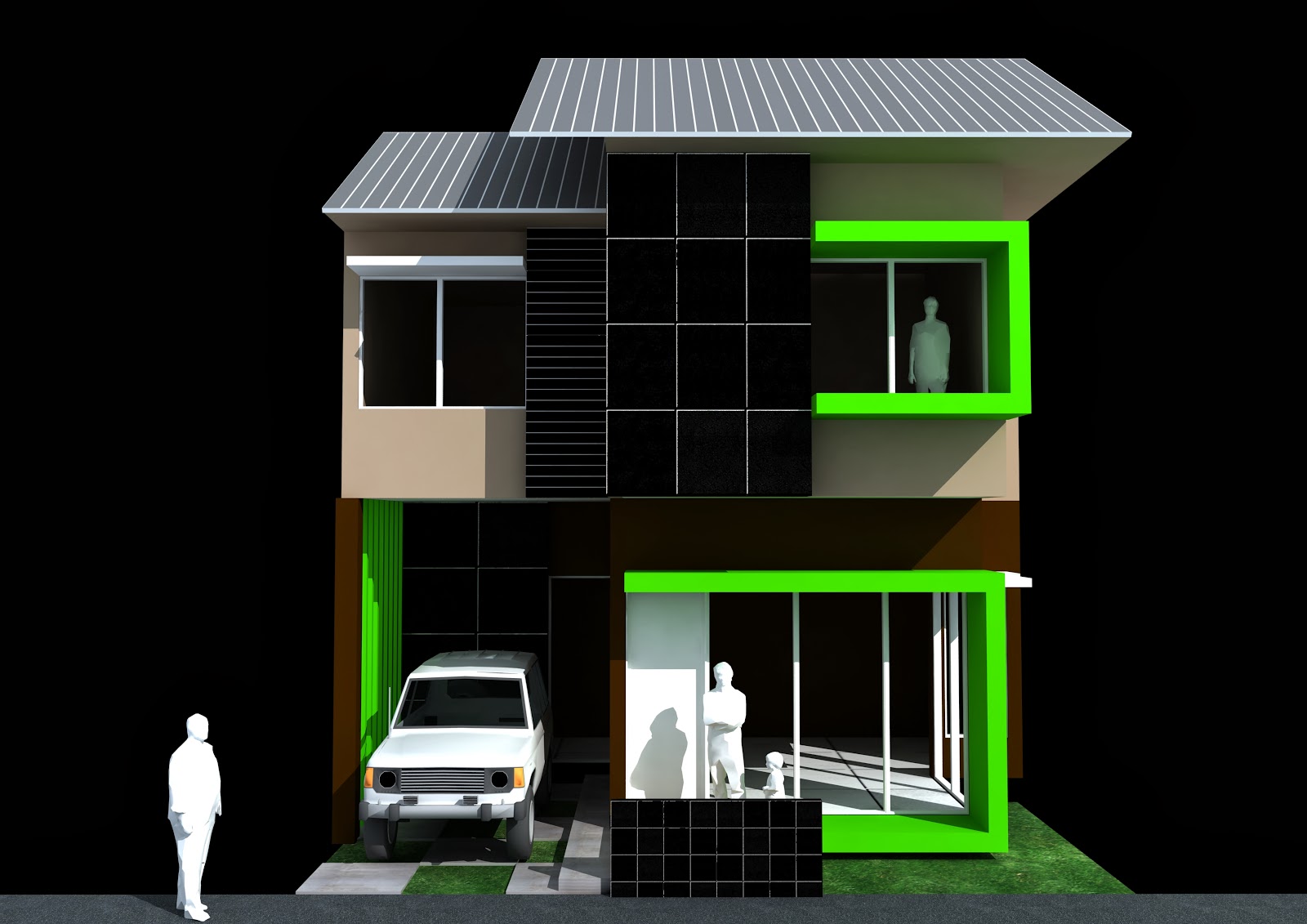 Full Tutorial Modeling 3Ds Max Rendering Vray Compact House