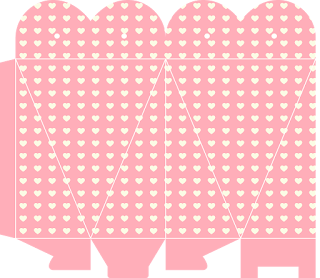 Free Printable Hearts Boxes.